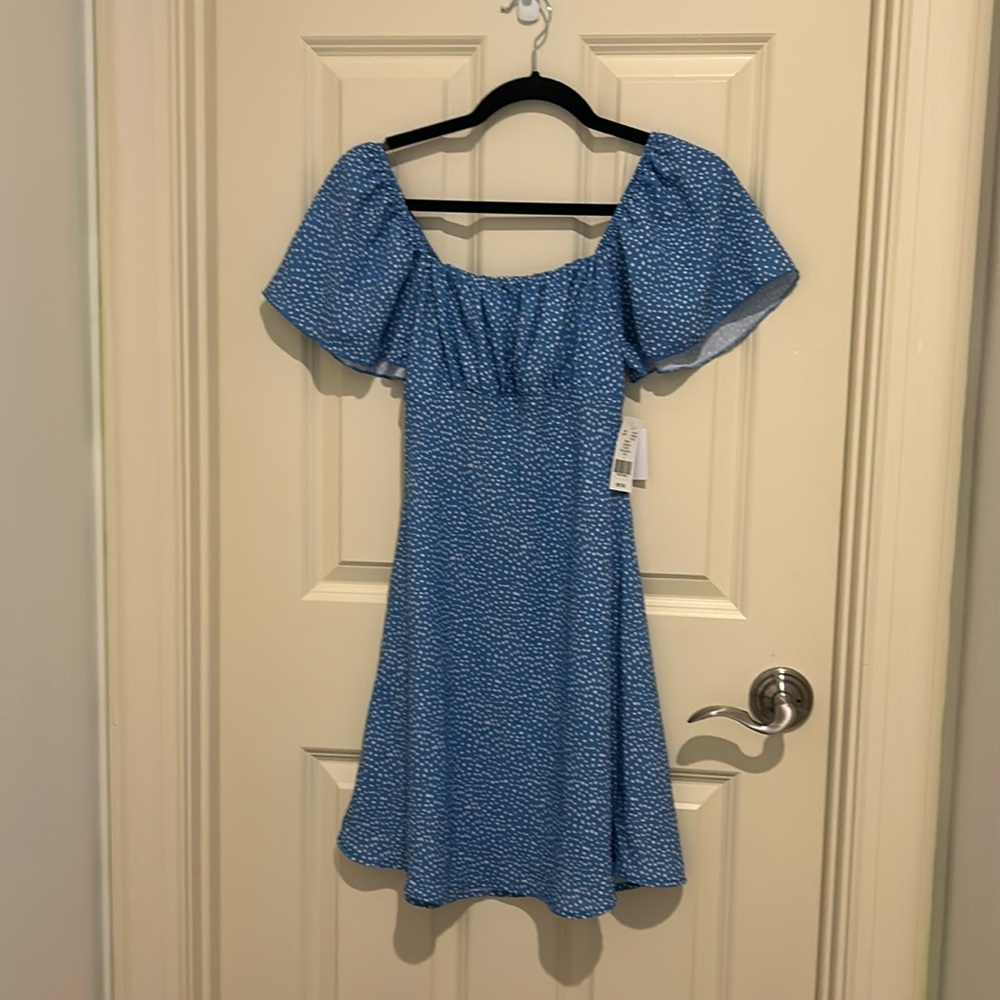 Blue Mini Dress